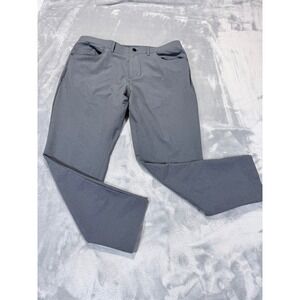Public Rec Workday Pants 36x30 (37x28) Grey Heather Performance Trousers Stretch